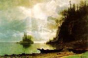 Albert Bierstadt The Island oil